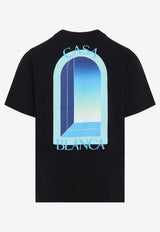 Gradient Arch Print T-shirt