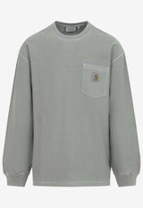 Loose Pocket Long-Sleeved T-shirt