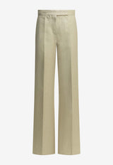 Ginnico Tailored Straight-Leg Pants