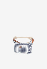 Miu Miu Striped Shoulder Bag Blue 5BC196VILO2I0G_F0ZIZ