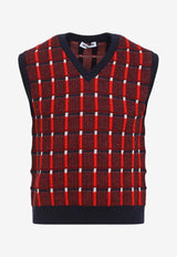 Sleeveless Wool Knitted Vest