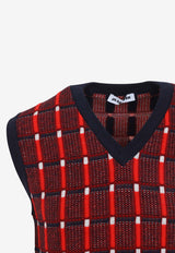 Sleeveless Wool Knitted Vest