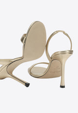 Jenn 100 Metallic Leather Slingback Sandals