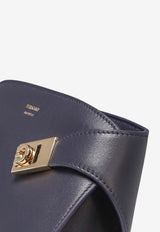 Small Hug Calf Leather Crossbody Bag