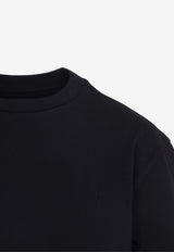 Embroidered Monogram Basic T-shirts - Set of 3