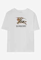 Burberry Kids Boys Checked EKD T-shirt White 8120352153156/T_BURBE-A1464
