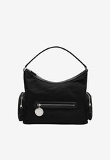 Stella McCartney Dartmoor Crinkled Effect Shoulder Bag Black 7B0184WP0670/T_STELL-1019
