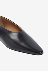 Ring Leather Ballet Flats