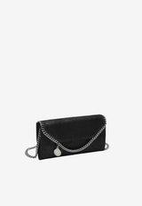 Stella McCartney Falabella Faux Leather Chain Clutch Black 7P0086W9132/T_STELL-1000