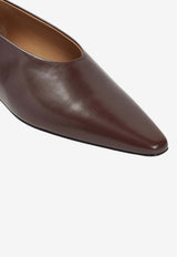 Ring Leather Ballet Flats