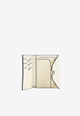 Iside Calf Leather Tri-Fold Wallet