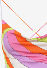 Archival Swirl Print Sleeveless Mini Dress