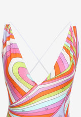 Iride Print One-Piece Swimsuit
