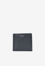 Saint Laurent East-West Leather Bi-Fold Wallet Black 396303-BTY0N-1000