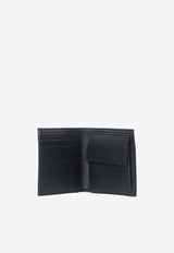 Saint Laurent East-West Leather Bi-Fold Wallet Black 396303-BTY0N-1000