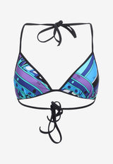 Vivara Print Triangle Bikini Top