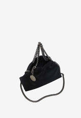 Stella McCartney Mini Falabella Faux Leather Shoulder Bag Black 7B0144-W9132-1000