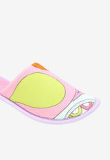 Abstract Print Terry Cloth Slippers