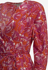 Camino Floral Midi Dress