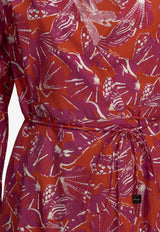 Camino Floral Midi Dress