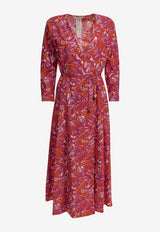 Camino Floral Midi Dress