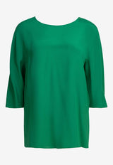 Gattini Silk Bow Blouse