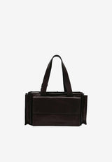 Miu Miu Utilitaire Aged Leather Shoulder Bag Burnt 5BG335POO2G7Q/T_MIU-F0038