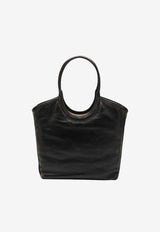 Miu Miu Ivy Nappa Leather Tote Bag Dark Brown 5BG321OONAF6P/T_MIU-F0201