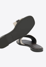 Romy Leather Flat Slides