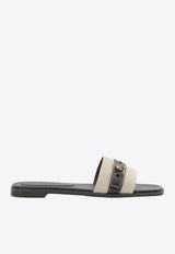 Romy Leather Flat Slides