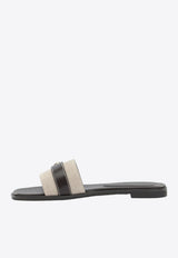 Romy Leather Flat Slides
