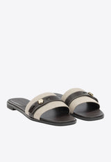 Romy Leather Flat Slides