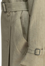 Pedaggi Double-Breasted Trench Coat