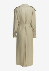 Pedaggi Double-Breasted Trench Coat