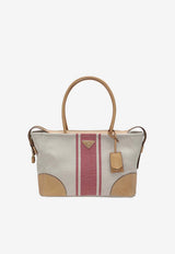 Prada Large Canvas Tote Bag Multicolor 1BG659OOO2ZPW/T_PRADA-F0B67