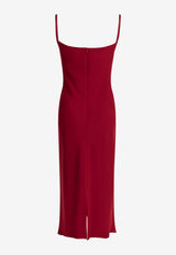 Sleeveless Midi Sheath Dress