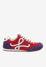 Loewe Ballet Runner 2.0 Suede and Mesh Sneakers Multicolor LBR2282X35SUE/T_LOEW-0990