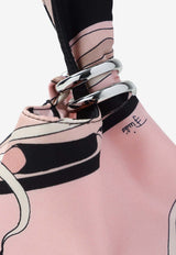 Emilio Orchidee Print Silk Bag