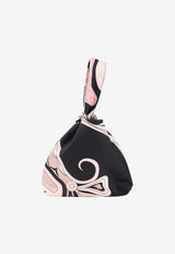 Emilio Orchidee Print Silk Bag