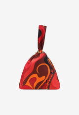 Emilio Orchidee Print Silk Bag