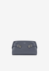 Small Hug Calf Leather Crossbody Bag