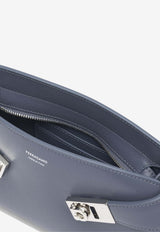 Small Hug Calf Leather Crossbody Bag