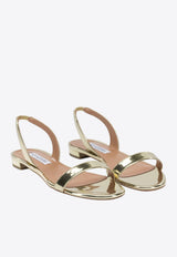So Nude Strappy Flat Sandals