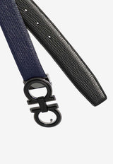 Gancini Leather Belt