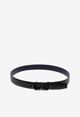 Gancini Leather Belt