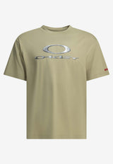 Oakley New Retro X-Metal Crewneck T-shirt Beige FOA40878889C_ab60ee43-093d-4140-8944-afb442d048d9