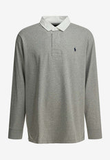 Logo Long-Sleeved Polo T-shirt