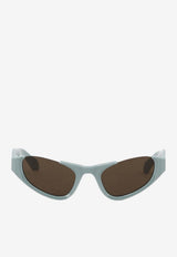 Cat-Eye Acetate Sunglasses