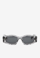 Oval Acetate Sunglasses