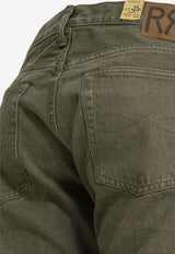 Ralph Lauren Straight-Leg Herringbone Twill Jeans Green 782911174001OLIVE_e2613bc6-ff59-4199-81c0-2b9c377e7c26